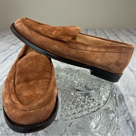 J. Crew suede leather loafers size 6.5